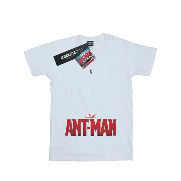 Marvel Boys Ant-Man Ant Sized Logo T-Shirt White 7-8 Years