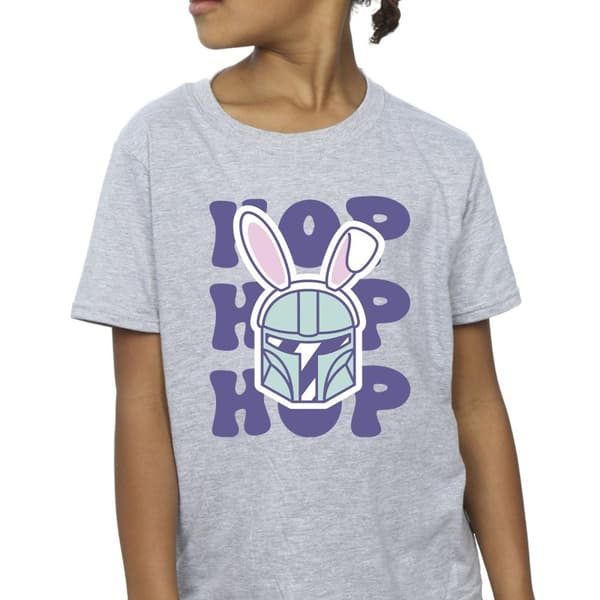 Star Wars Girls The Mandalorian Hop Into Easter Cotton T-Shirt
