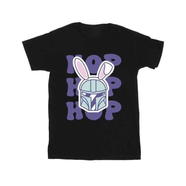Star Wars Girls The Mandalorian Hop Into Easter Cotton T-Shirt