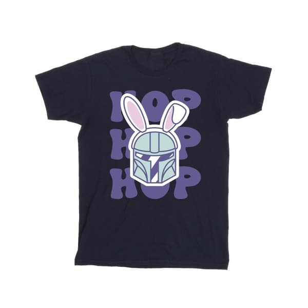 Star Wars Girls The Mandalorian Hop Into Easter Cotton T-Shirt