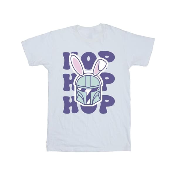 Star Wars Girls The Mandalorian Hop Into Easter Cotton T-Shirt