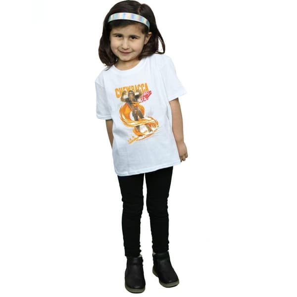 Star Wars Girls Chewbacca Gigantic Cotton T-Shirt