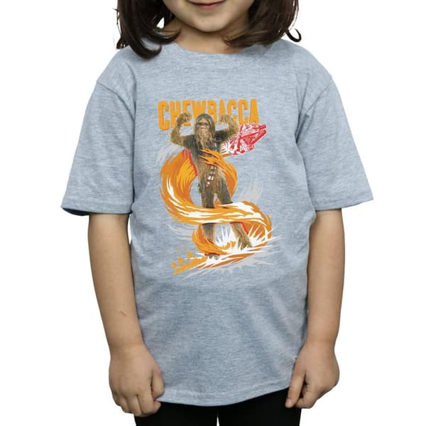 Star Wars Girls Chewbacca Gigantic Cotton T-Shirt