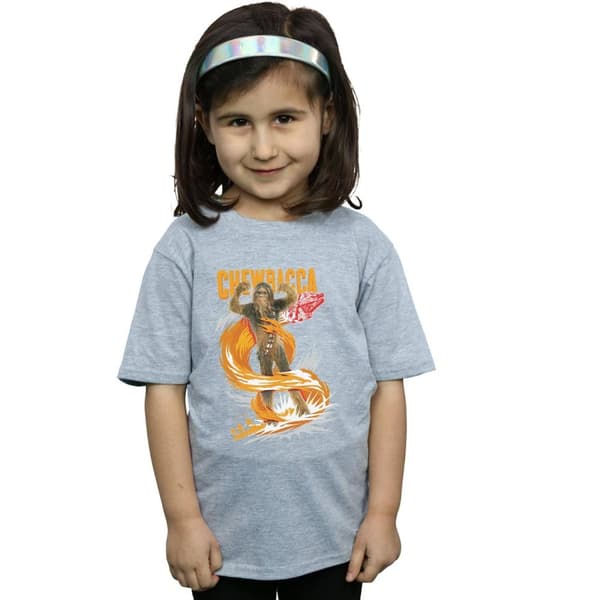 Star Wars Girls Chewbacca Gigantic Cotton T-Shirt