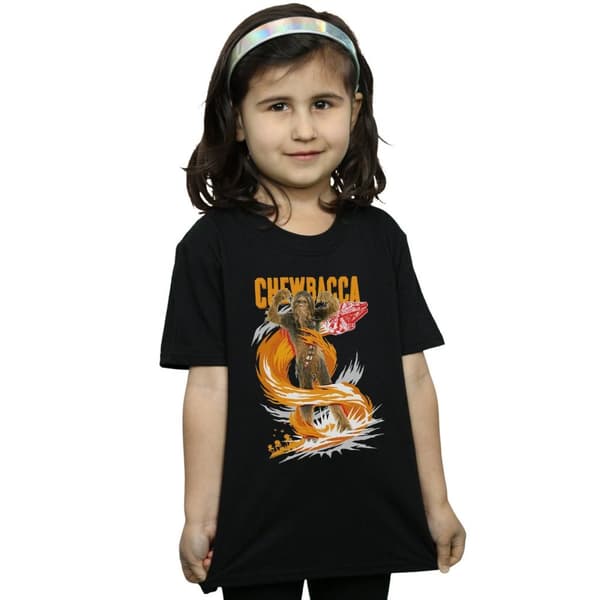 Star Wars Girls Chewbacca Gigantic Cotton T-Shirt