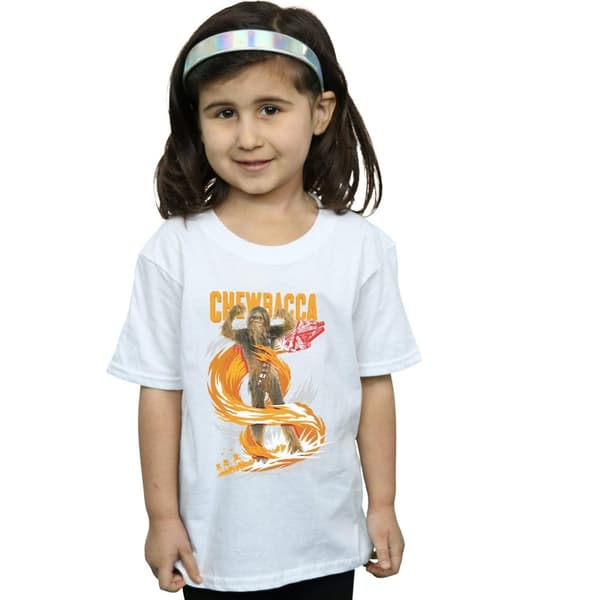 Star Wars Girls Chewbacca Gigantic Cotton T-Shirt
