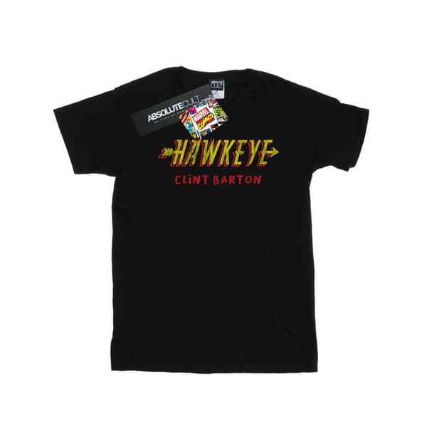Marvel Mens Hawkeye AKA Clint Barton T-Shirt Black XXL