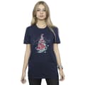 Pikkukuva 2 / 4: Disney Womens/Ladies The Nightmare Before Christmas Scary & Bright Cotton Boyfriend T-Shirt