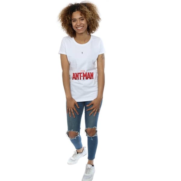 Marvel Dam/dam Ant-Man Ant Sized - T-shirt med logotyp i bomull