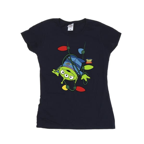 Disney Dam/Tjej Toy Story Juleljus Aliens T-shirt i bomull