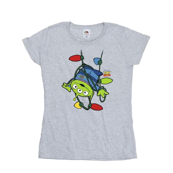 Disney Dam/Tjej Toy Story Juleljus Aliens T-shirt i bomull