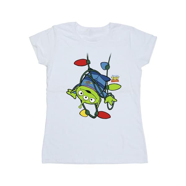 Disney Dam/Tjej Toy Story Juleljus Aliens T-shirt i bomull