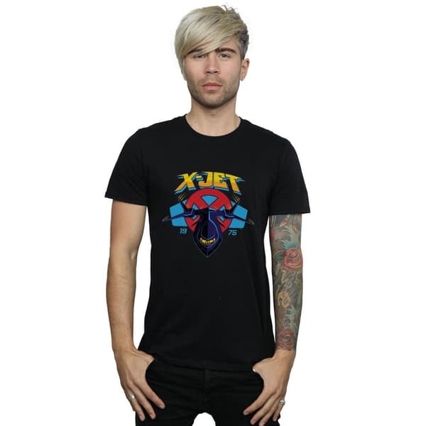 Marvel Mens X-Men X-Jet T-Shirt