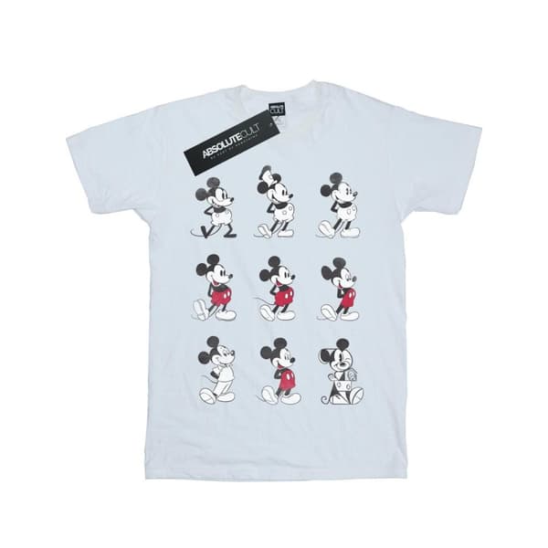 Disney Girls Mickey Mouse Evolution Cotton T-Shirt