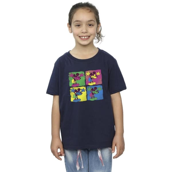 Disney Musse Pigg Pop Art T-shirt i bomull för flickor