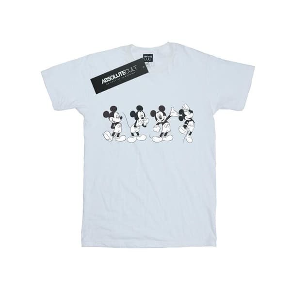 Disney Musse Pigg Four Emotions T-shirt i bomull för flickor
