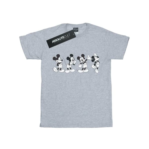 Disney Musse Pigg Four Emotions T-shirt i bomull för flickor