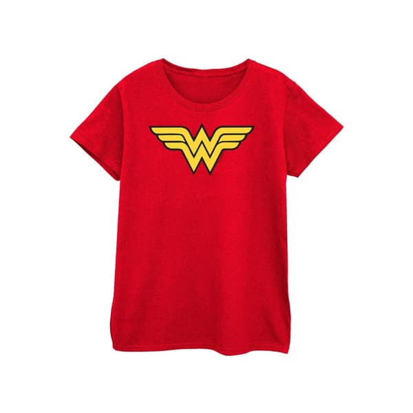 DC Comics Dam/Tjej Wonder Woman Logo Bomull Boyfriend T-shirt