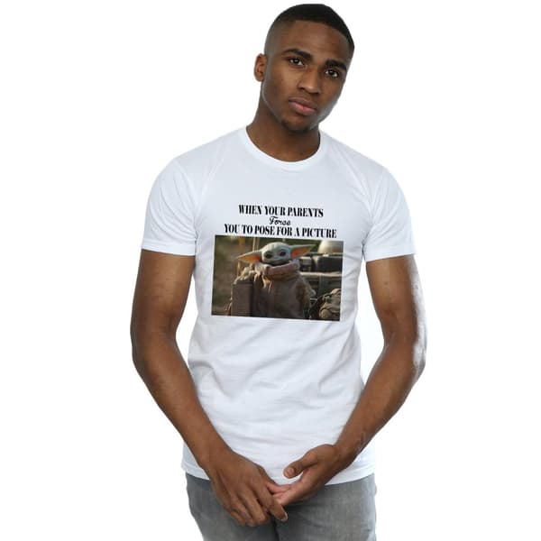 Star Wars Mens The Mandalorian Force Picture T-Shirt