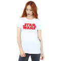 Miniatyrbild 2 av 5: Star Wars Dam/Tjej - Boyfriend-t-shirt i bomull med jullogo