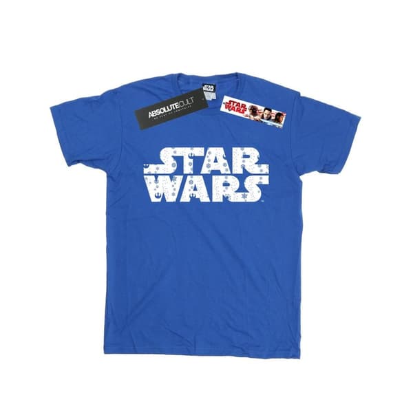 Star Wars Dam/Tjej - Boyfriend-t-shirt i bomull med jullogo