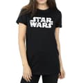 Miniatyrbild 3 av 5: Star Wars Dam/Tjej - Boyfriend-t-shirt i bomull med jullogo