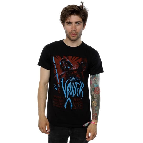 Star Wars Darth Vader Rock Poster T-shirt för herrar
