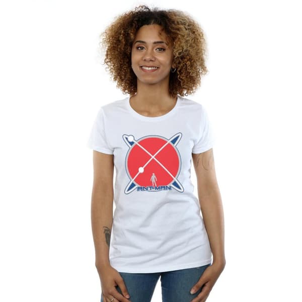 Marvel Womens/Ladies Ant-Man Planet Logo Cotton T-Shirt
