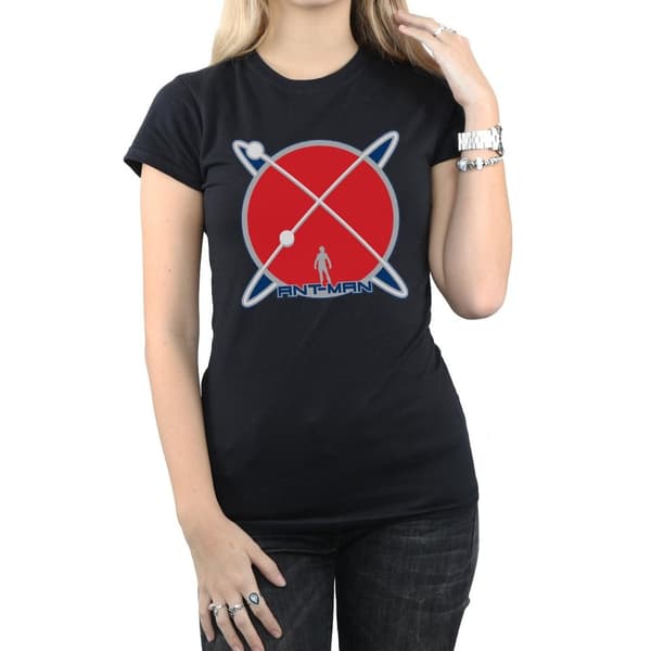 Marvel Womens/Ladies Ant-Man Planet Logo Cotton T-Shirt