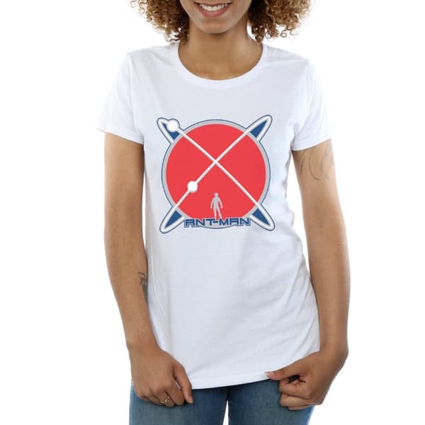 Marvel Womens/Ladies Ant-Man Planet Logo Cotton T-Shirt