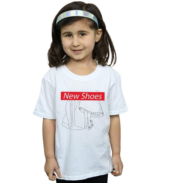 Disney Princess Cinderella - T-shirt i bomull med nya skor för flickor