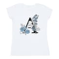 Pikkukuva 1 / 3: Disney Womens/Ladies Alice In Wonderland Letter A Cotton T-Shirt