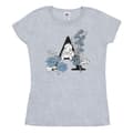Miniatyrbild 1 av 3: Disney Dam/Tjej - Alice i underlandet - Bokstav A - Bomulls-T-shirt