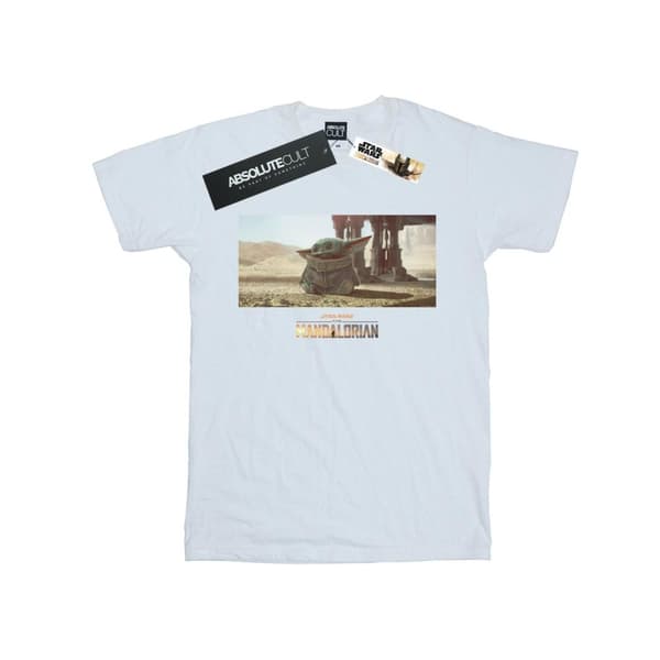Star Wars Mens The Mandalorian The Child - T-shirt med konceptkonst