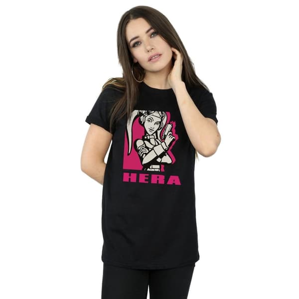 Star Wars Womens/Ladies Rebels Hera Cotton Boyfriend T-Shirt