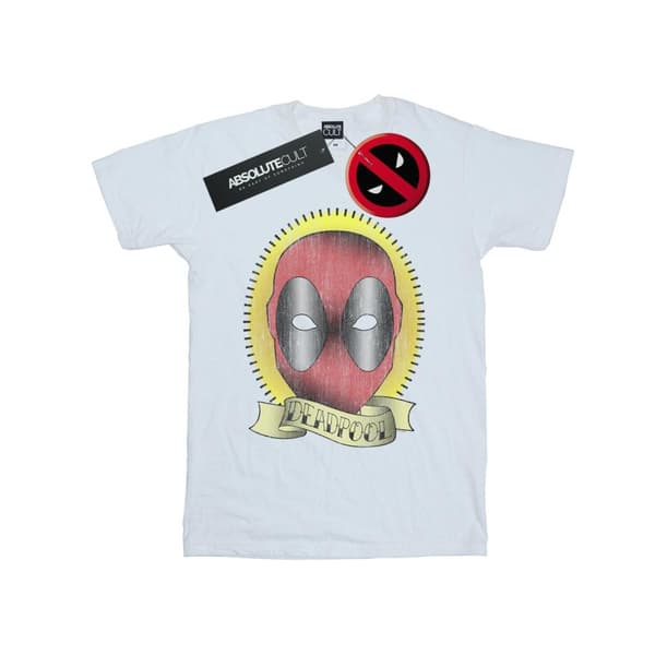 Marvel Deadpool T-shirt med tatueringstryck för herrar