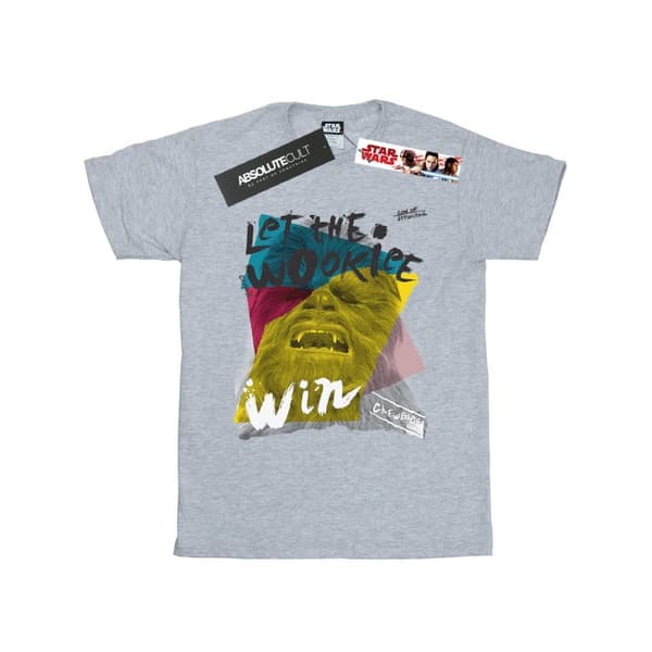 Star Wars Girls Let The Wookiee Win Cotton T-Shirt
