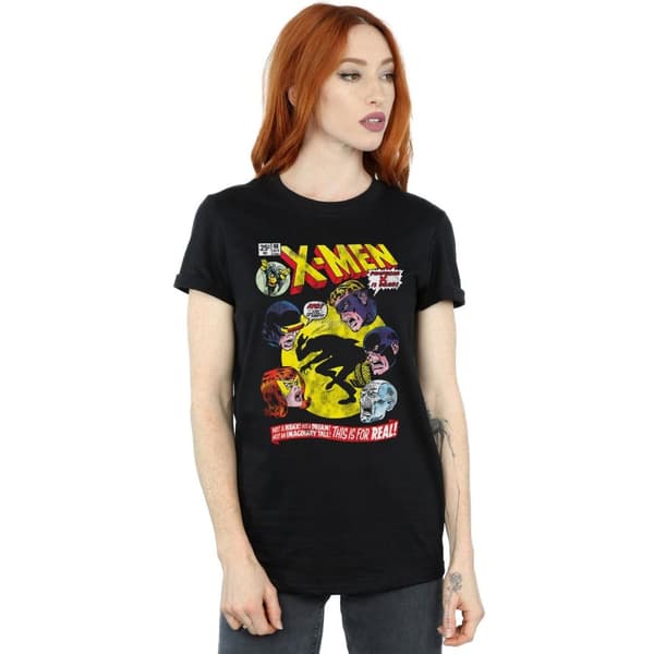 Marvel Womens/Ladies X-Men Professor X Is Dead Cotton Boyfriend T-Shirt