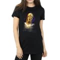 Pikkukuva 3 / 5: Star Wars Womens/Ladies The Last Jedi C-3PO Brushed Cotton Boyfriend T-Shirt