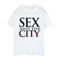 Pikkukuva 1 / 3: Sex And The City Womens/Ladies Logo Skyline Cotton Boyfriend T-Shirt