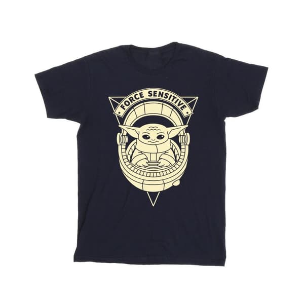 Star Wars Girls The Mandalorian Grogu Force Sensitive T-shirt i bomull