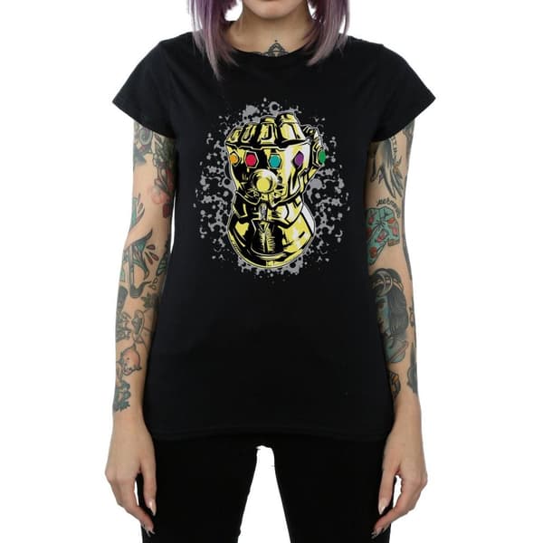 Marvel Womens/Ladies Avengers Infinity War Thanos Fist Cotton T-Shirt
