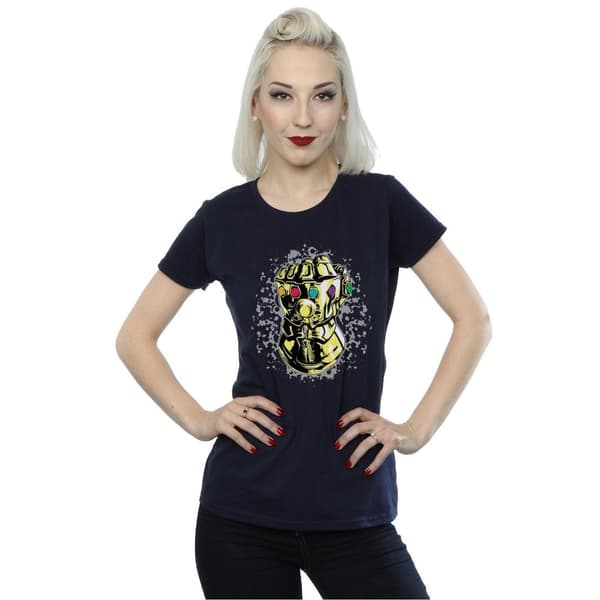 Marvel Womens/Ladies Avengers Infinity War Thanos Fist Cotton T-Shirt