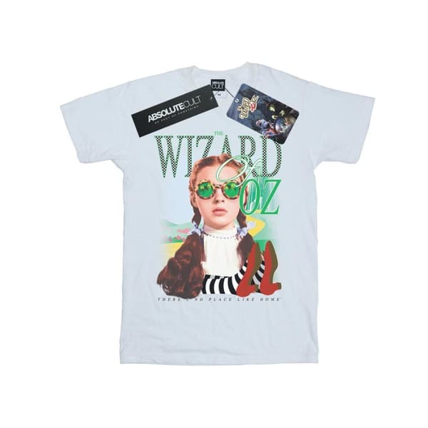 The Wizard Of Oz Womens/Ladies No Place Checkerboard Cotton Boyfriend T-Shirt