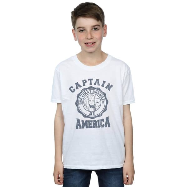 Marvel Collegiate-tröja med Captain America för pojkar