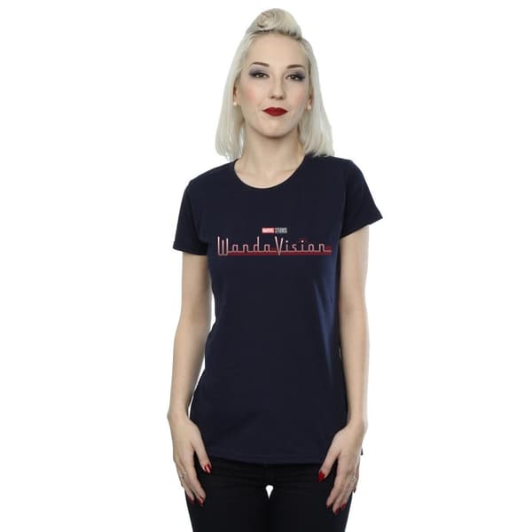 Marvel Womens/Ladies WandaVision Logo Cotton T-Shirt