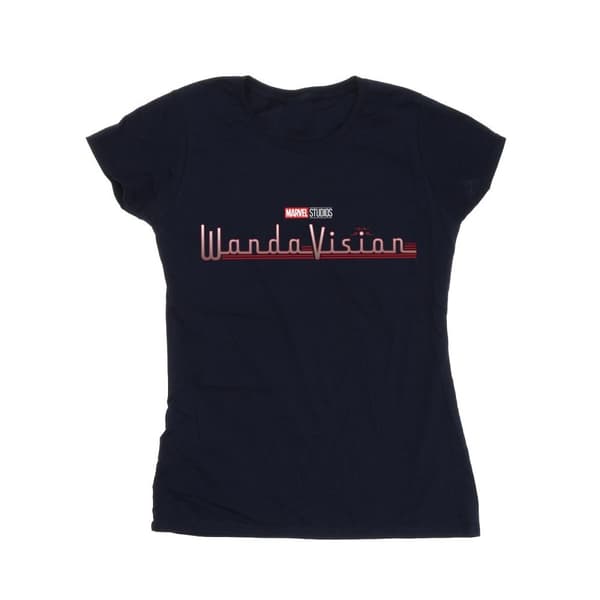 Marvel Womens/Ladies WandaVision Logo Cotton T-Shirt
