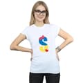 Miniatyrbild 2 av 5: Disney Dam/Lady Alphabet S Is For Snow Vit bomulls-T-shirt