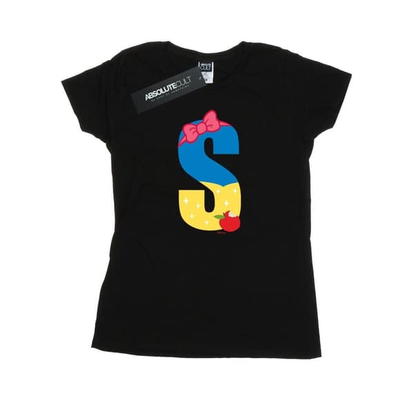 Disney Dam/Lady Alphabet S Is For Snow Vit bomulls-T-shirt