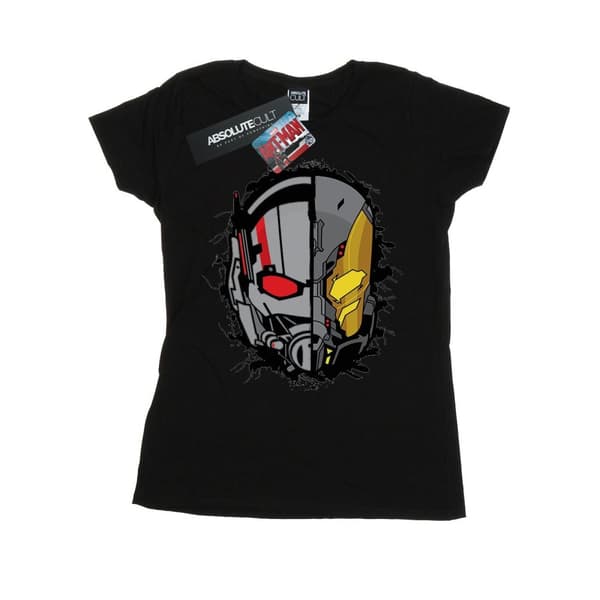 Marvel Womens/Ladies Ant-Man Split Helmet Cotton T-Shirt